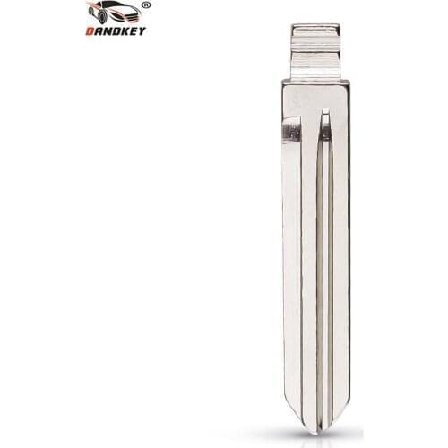 Dandkey 10pcs/lot NO.100 Remote Car key blade For KIA K2 K3 ELANTRA VERNA Replacement Flip key blade 100# HYN14 key blade