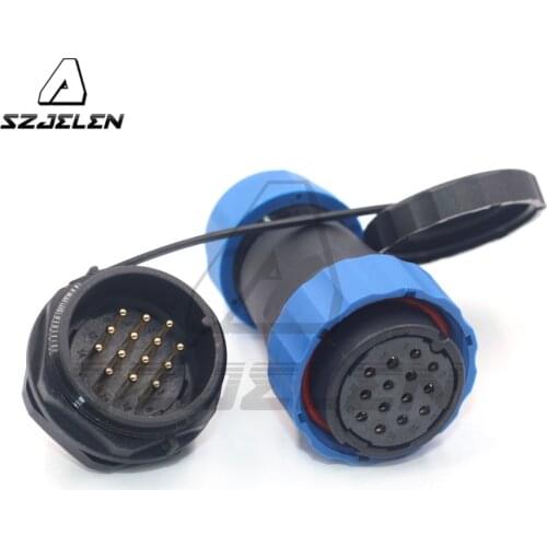SD28TP-ZM , 28mm 14pin Industrial Power cable Connector Plug female and Socket male IP67,electrical Power wire connector 14pin