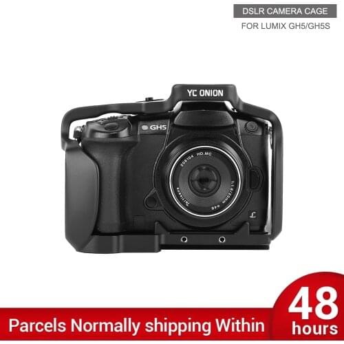 Camera Cage for Panasonic Lumix GH5/GH5S w/ Shoe Mount for SLR Magic Arm Super Crab Clamp Monitor Holder Flash Light DIY Options
