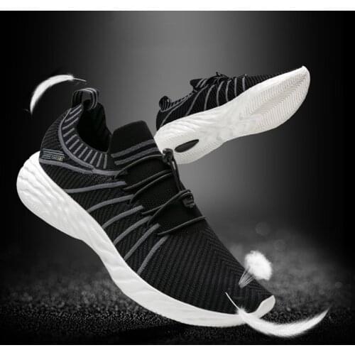 ONEMIX Running Shoes for Men Breathable Mesh Outdoor Sneakers Unisex Fitness Training Walking Massage Rubber Sole Sports Shoes