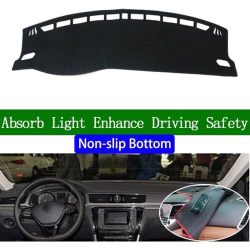 For Volkswagen passat 2016 Non-slip Bottom Dashboard Cover Car Decals Car Stickers Interior Car Accessories