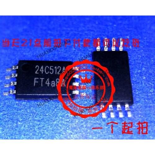 1Pieces new Original FT24C512A-UTR-T 24C512A TSSOP-8 In stock real picture
