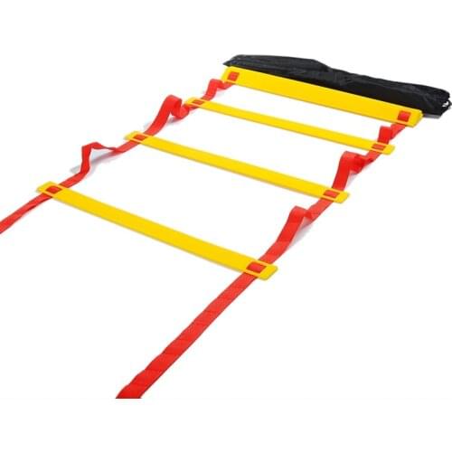 New Football High Quality Training Ladders 5 Style 6/8/10/12/20 Rung Nylon Straps Soccer Ball Ladder Equipment Speed Ladder