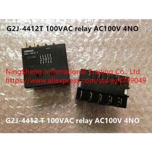 Original new 100% G2J-4412T 100VAC relay AC100V 4NO