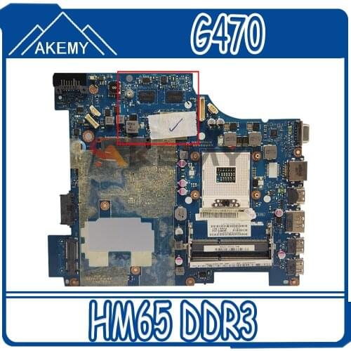 PIWG1 LA-6751P 11S10250000 For Lenovo ideapad G470 14 inch Laptop motherboard HM65 DDR3 HD6370M Video Card