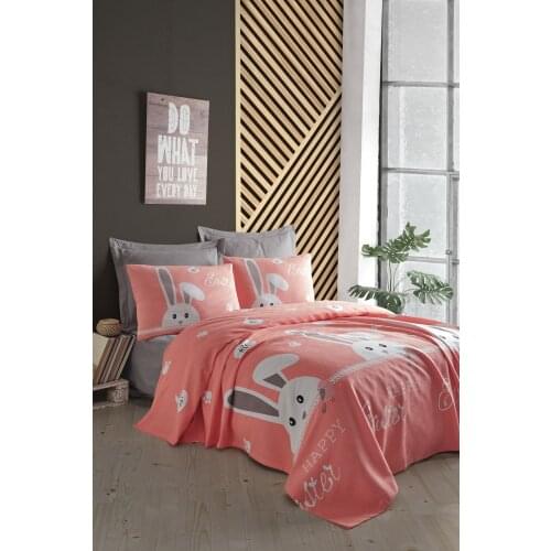 2021 PIQUE Bed Linen Quilt Modern Summer Cotton Bed Linens For Summer Coverlet Queen Size Covers Bedclothes Duvet Cover Rabbit