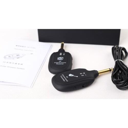 UHF Guitar Bass Wireless System Rechargeable Transmitter And Receiver