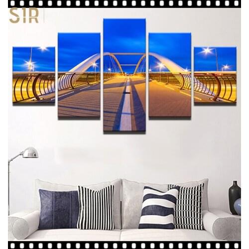 World Famous Architecture Beauty HD Five Wall Painting Decorative Painting Anime Posters Wall Decor Anime Decor Room Decor