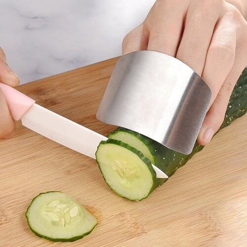 Stainless Steel Finger Guard Vegetable Slicing Shredding Dicing Hand Protector Knife Cut Finger Protection Tool Kitchen Gadgets