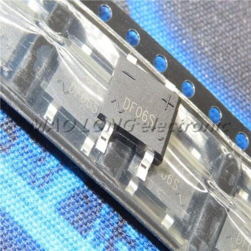 10PCS/LOT DF06S SMD 4 feet DF06S SOP-4 DF06 rectifier bridge rectifier original authentic In Stock