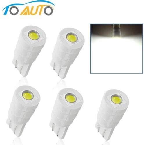 5pcs T10 LED W5W LED Canbus Car Interior Light 194 168 501 7070 LED Instrument Lights bulb Wedge light no error 12V 6000K