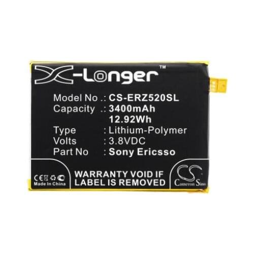 Cameron Sino 3400mAh battery for SONY ERICSSON E6853 E6883 Xperia Z5 Premium Dual Sony Ericsso Mobile, SmartPhone Battery