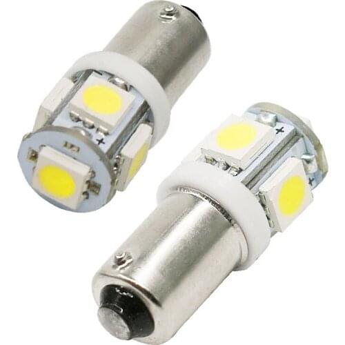 Feu intérieur de voiture T4W BA9S 5 SMD 5050, feu latéral, feu de recul, ampoule de lecture, porte, plaque d'immatriculation