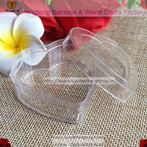 Free ship 10pcs/pack Plastic rosary box, heart shape box for7mm bead rosary,gift box