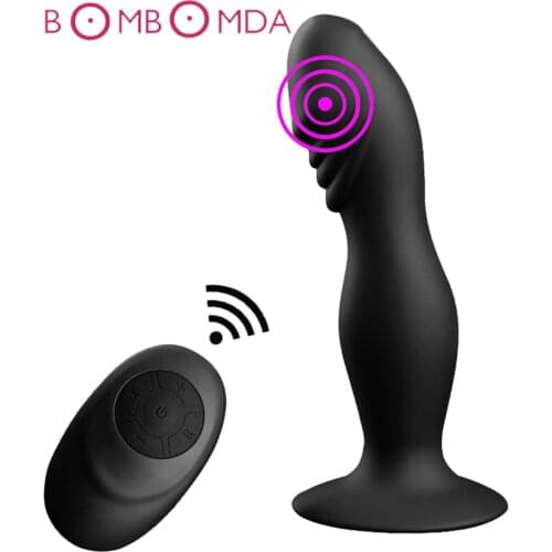 Wireless Remote Anal Dildo Vibrator For Men Prostate Massager G-spot Stimulator 10 Speeds Anal Penis Vibrator Sex Toys for Men
