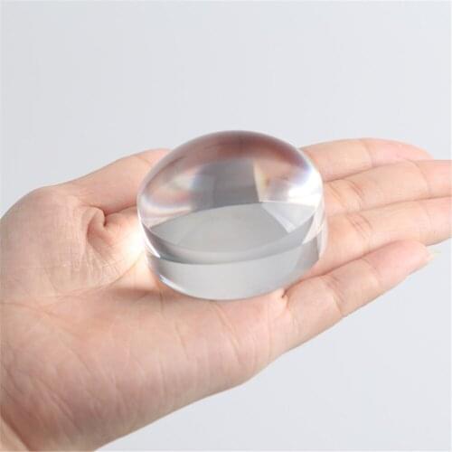 BIJIA Acrylic 95 Concentrating Paperweight Magnifying Glass Spherical Optical Reading Magnifier