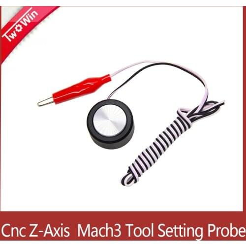 CNC Z Axis Router 35mmTool Setting Touch Plate Probe Mach3 Router Mill Engraving Machine Tool Setting Auto-Check Instrument