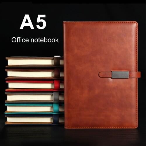 Business Notebook Office Stationery Thickened A5 Diary Notepad