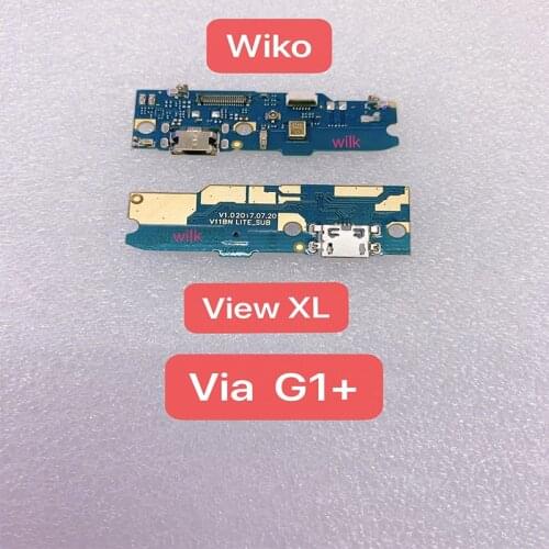 For Wiko View XL USB Charging Charge Dock Port Microphone Connector Flex Cable Board