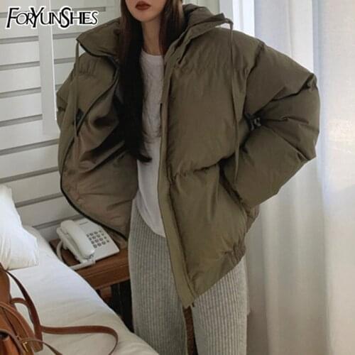 FORYUNSHES Women's Parkas