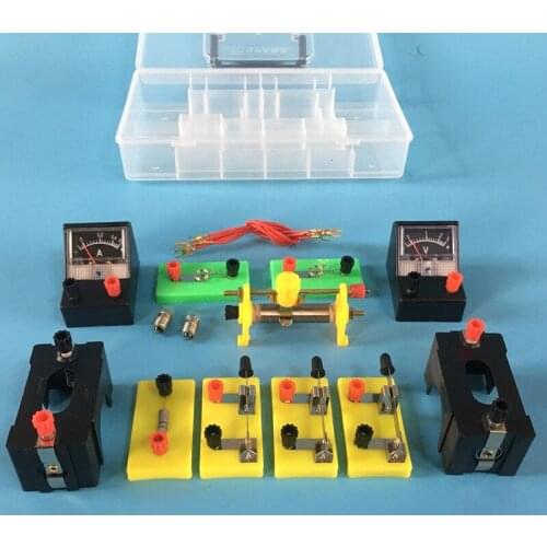 Junior high electrial experiment box portable physical electromagnetics series-parallel circuit teaching instrument