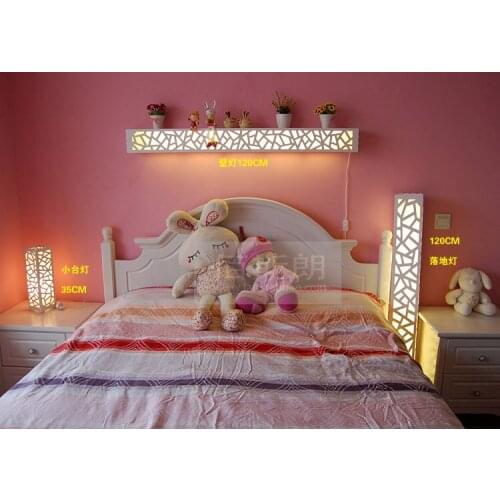 Modern white hollow wall lights living room wall carved LED background lamp bedroom bedside lamp shelf lamp creative lamps ZA