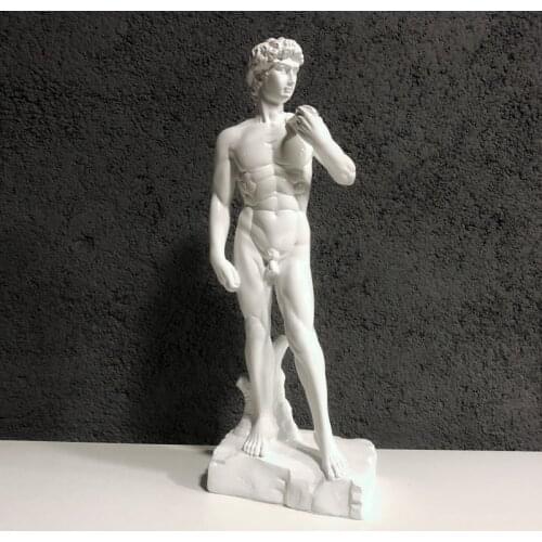 David Statue Figurines Michelangelo Buonarroti Art Sculpture Resin Art&Craft Home Decoration Accessories Gift