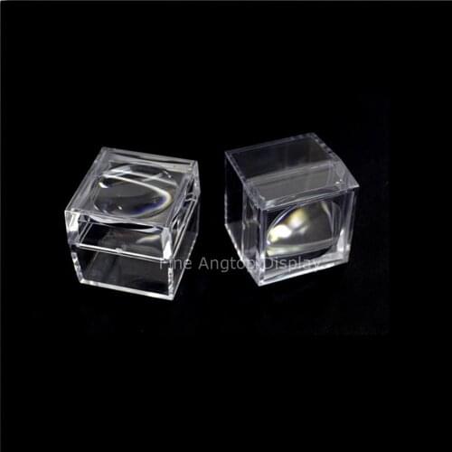 Pack of 12 Plastic Magnifier Box Bug Viewer With Crystal Clear Image
