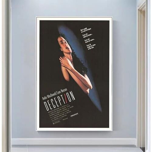 V0887 Deception Vintage Classic Movie Wall Silk Cloth HD Poster Art Home Decoration Gift