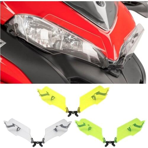 For DUCATI MULTISTRADA 950 1200 1260 HEADLIGHT PROTECTION 2015 2016 2017-2020 Motorcycle Headlight Protector Guard Grille Cover