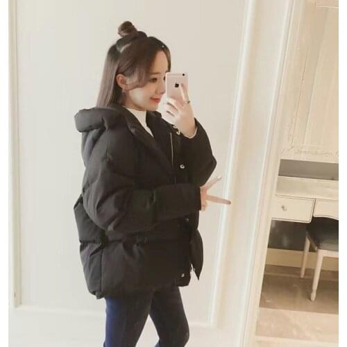 Winter Jacket Women Parkas Hooded Thick Down Cotton Padded Parka Female Jacket Short Coat Slim Warm Outwear