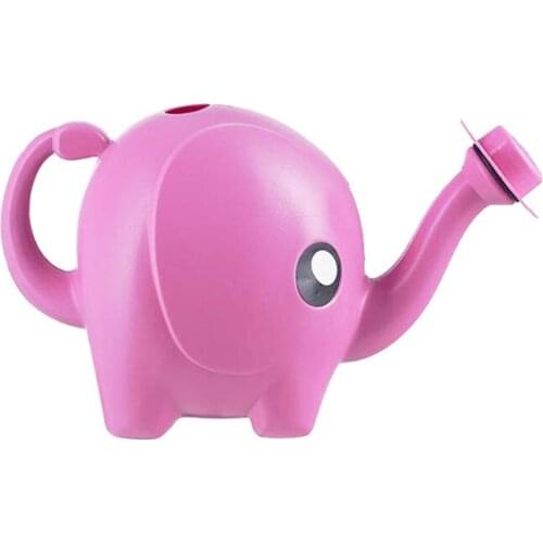 1L Outdoor Elephant Watering Can Home Patio Lawn Gardening Plant Outdoor Cute Cartoon Plastic Watering Can JDH88