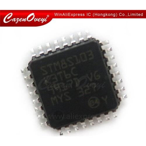 1pcs/lot STM8S103K3T6C STM8S103 LQFP-32 In Stock