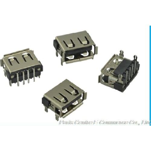 20 pcs NEW Laptop USB Connector / Plug / Socket / Jack Long 1CM for Lenovo ASUS Toshiba acer etc. 4 pin Volume mouth (7)