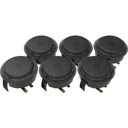 6pcs Arcade Replacement 24mm Mechanical Button Mechanical PushButton OCPK-24 Built Cherry MX Switch for cabinet MAME Machines