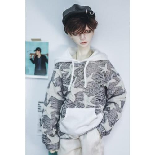 1/4 1/3 Scale BJD Accessories Doll Clothes Hollow Hooded Sweater for BJD/SD MSD SD13 SD17 SSDF Uncle.Doll not included C822