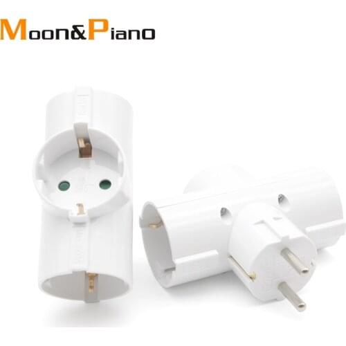 EU Electrical Plug 4.8mm EU Adapter Fast Charging Power Adapter Extension Board France Greece Egypt Germany Sweden