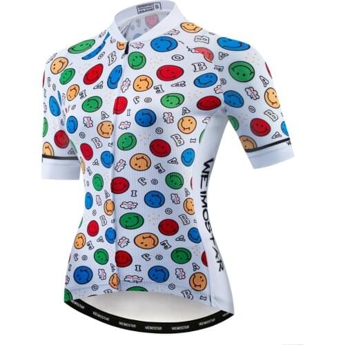 Womens Cycling Jerseys Girls Summer Short Sleeve Bicycle Road MTB Bike Shirt Outdoor Sports Ropa Ciclismo Clothing Cute Cat