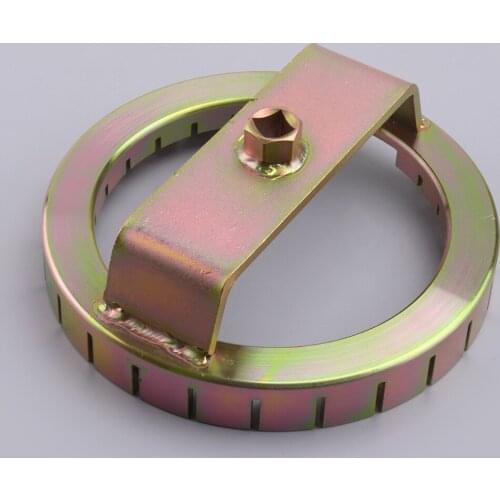 Car Fuel Pump Delivery Tank Sender Wrench Removal Tool Heavy Duty Steel Gold Fit for Mercedes Benz W164 W251