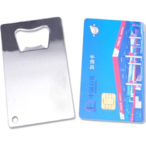 Kitchen Dining Barware Bar Tools Credit Card Opener Stainless Steel Portable Soda Beer Bottle Openors