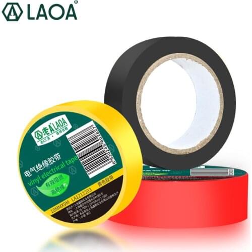 LAOA 1pcs/pack colorful Adhesive Tape Insulate Electrician Tape 18mm*9m Electrical Tape
