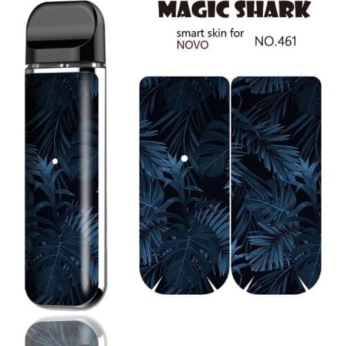 Magic Shark Love Tiger Diamond Hope Leaf PVC No Fade Skin Vape Case Cover Film Sticker for Smok Novo Pod