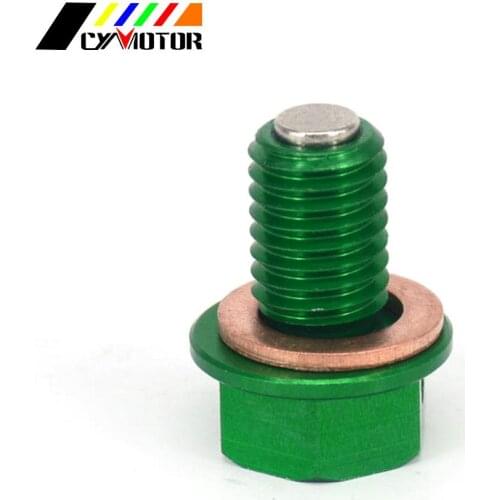Motorcycle Drain Bolt For KX65 KX85 KX100 KX125 KX250 KX500 KX250F KX250 KLX230 230R KLX250 D-TRACKER KLX300R