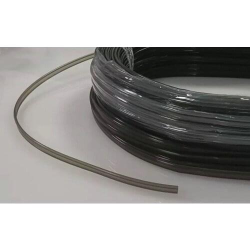 Soft Dia.3mm Black T-type Invisible Skirt Side Glow Fiber Optic Cable Car Pickup light DIY w/side ribbon Interior PMMA Mount RGB