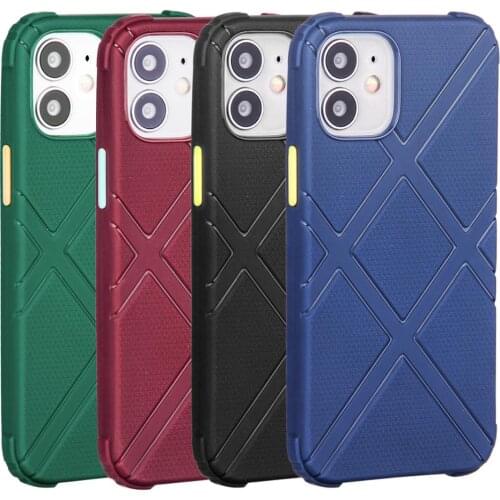 For Apple iphone 12 Pro Max Case Soft Silicone shockproof Armor Matte protective back cover case for iphone 12 12pro 12mini
