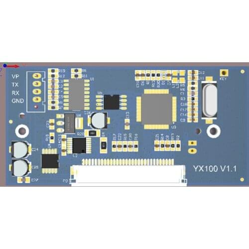 YX100 V1.1 printing control board 58mm printer core control board For Fujitsu Seiko 2 inch print head driver board