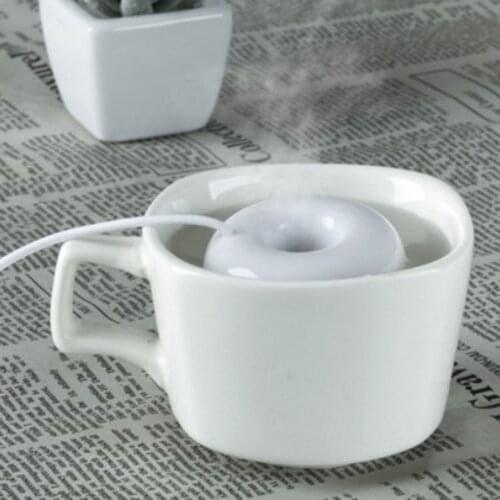 Donut Negative Ion Portable Mini Humidifier Aroma Essential Oil Diffuser Cross-border Special USB Sprayer Fogger Mist Maker