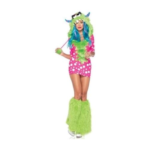Adult Sexy Melody Monster Furry Cosplay Costume Halloween Party Fancy Dress Womens Animal Theme