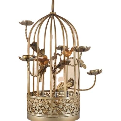 European style retro iron wire mesh wedding decorations of candlestick