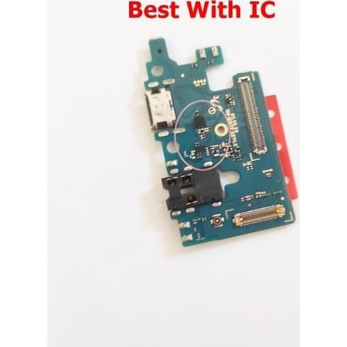 Wyieno For Samsung M31S M317F USB Dock Quick Charging Port Plug Charger Flex Cable With Microphone MIC Board